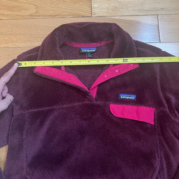 Patagonia Women's Size M Re-Tool Snap-T Pullover Oxblood Red Deep Mahagony X-Dye - Picture 2 of 10